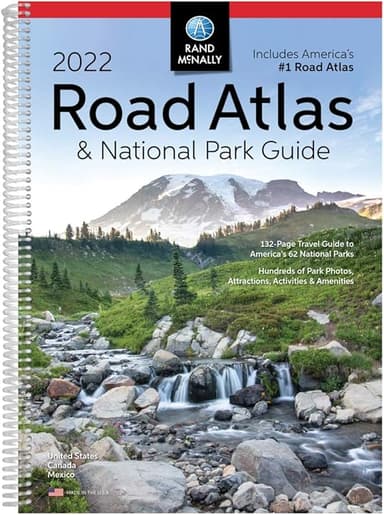 Rand McNally 2022 Road Atlas & National Park Guide (Rand McNally National Park Road Atlas and Travel Guide)