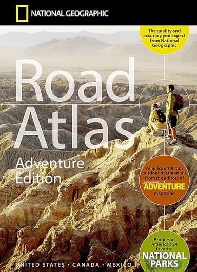 National Geographic Road Atlas 2022: Adventure Edition [United States, Canada, Mexico]